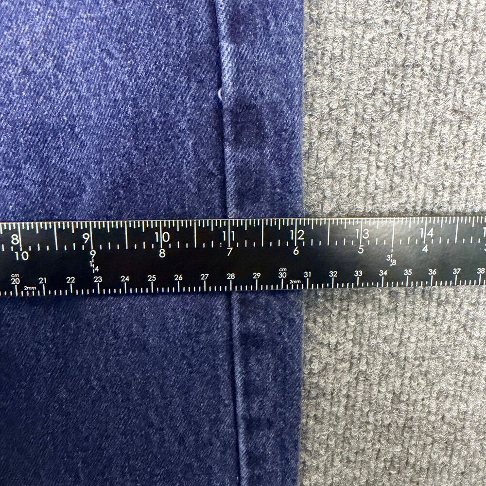 Levis 505 Men's Jeans 36x30(34x28) Regular Fit Straight Leg Dark Wash Blue Denim - Picture 12 of 14